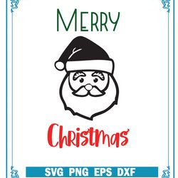 merry christmas svg, santa svg