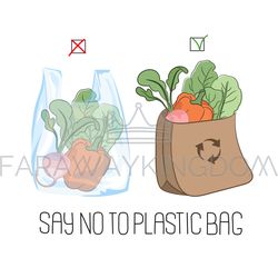 RECYCLING AGAINST PLASTIC Global Ecological Problem Vector Set