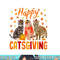 Happy Catsgiving Cute Thanksgiving Cat Wears Pilgrim Hat png, sublimation copy.jpg