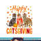 Happy Catsgiving Cute Thanksgiving Cat Wears Pilgrim Hat png, sublimation copy.jpg