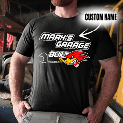 personalized built not bought hot rod shirt cotton size s-5xl