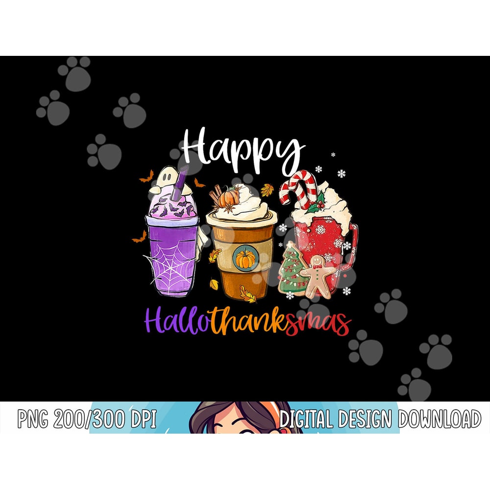 Happy Hallothanksmas Coffee Latte Halloween Thanksgiving png, sublimation copy.jpg