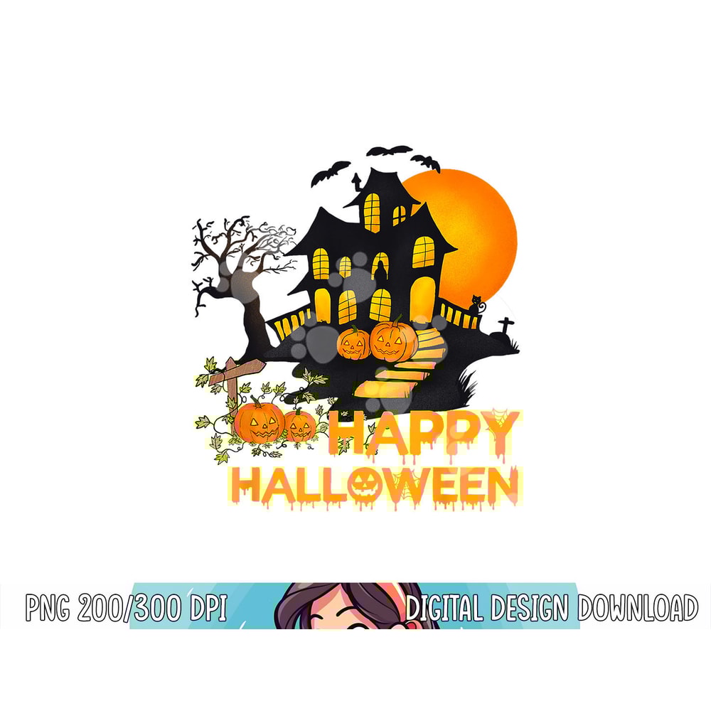 Happy Halloween Costumes Funny Pumpkins House Men Women Kids png, sublimation copy.jpg
