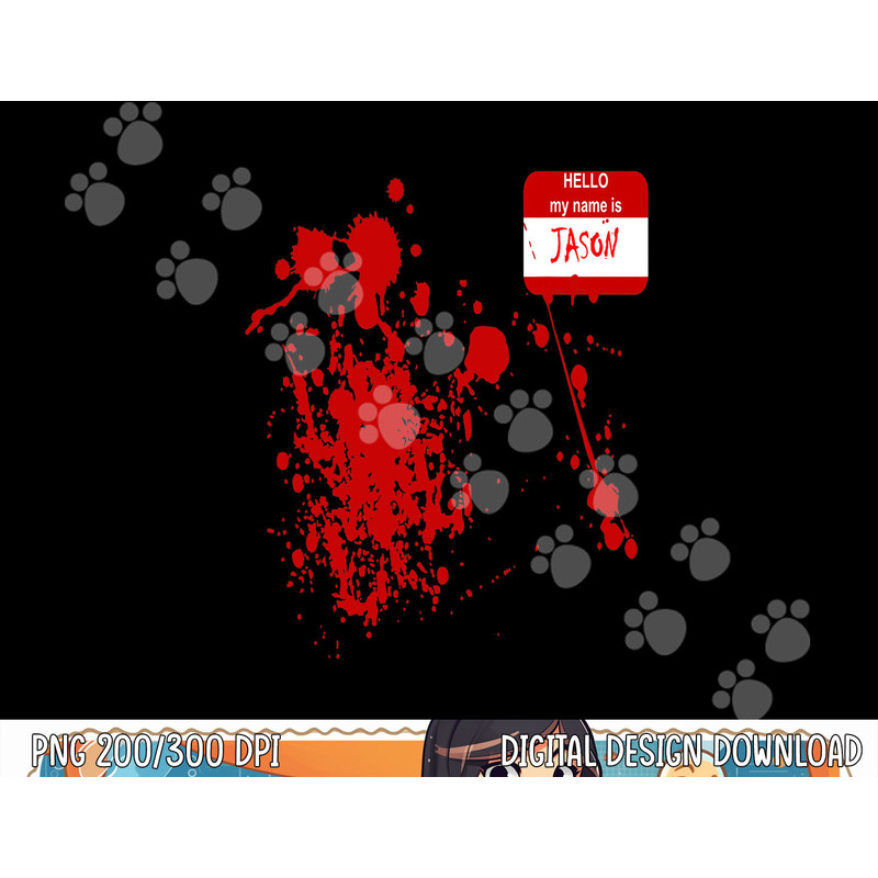 Hello My Name Is Jason-Funny Halloween Costume T Shirt png,sublimation copy.jpg