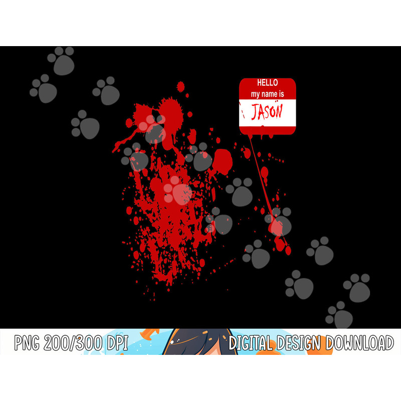 Hello My Name Is Jason-Funny Halloween Costume T Shirt png,sublimation copy.jpg