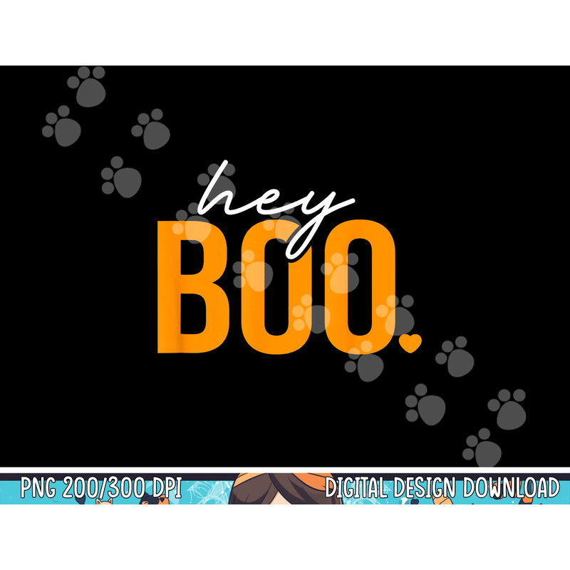 Hey Boo Funny Halloween Pun Ghost Spooky Toddler Boy Girl png, sublimation copy.jpg