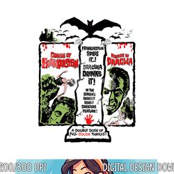 horror movie vintage dracula halloween frankenstein monster png,sublimation copy
