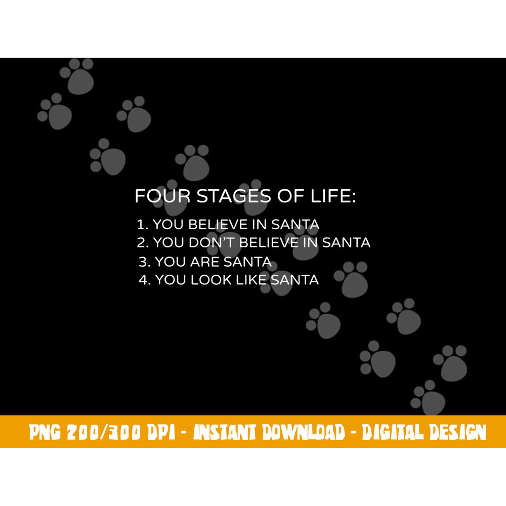 Four Stages of Life Santa Christmas Funny Gift png, sublimation copy.jpg
