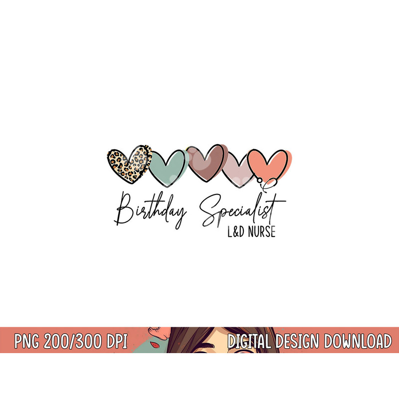 Birthday Specialist Labor and Delivery Nurse Leopard png,sublimation copy.jpg