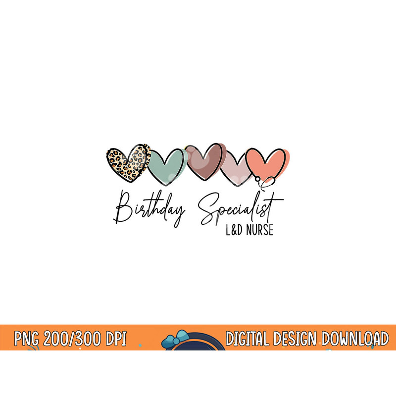 Birthday Specialist Labor and Delivery Nurse Leopard png,sublimation copy.jpg