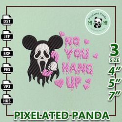 face ghost embroidery design, no you hang up halloween horror mask embroidery file, instant download