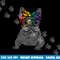 French Bulldog Frenchie Dog LGBTQ Rainbow Flag Gay Pride  png, sublimation copy.jpg