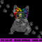 French Bulldog Frenchie Dog LGBTQ Rainbow Flag Gay Pride png, sublimation copy.jpg