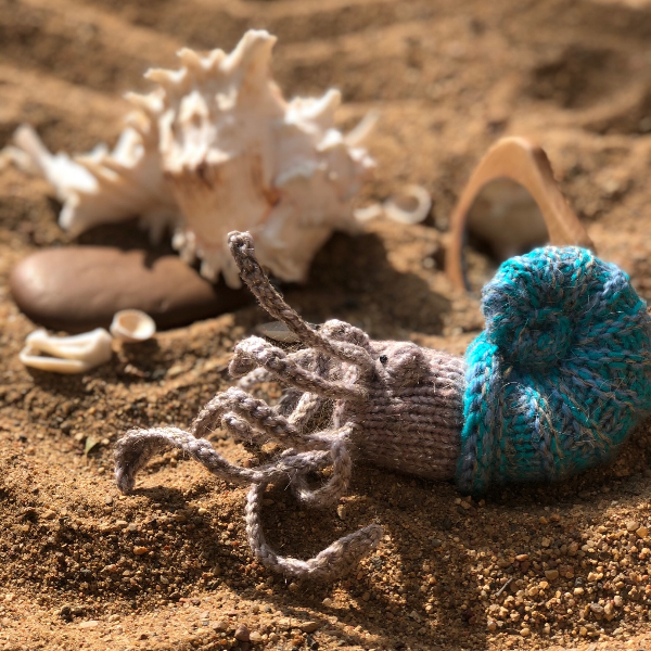Ammonite knitting pattern, shell, knitting toy, sea animal, rare ancient knitted animal, sea world, how to make DIY5.jpg