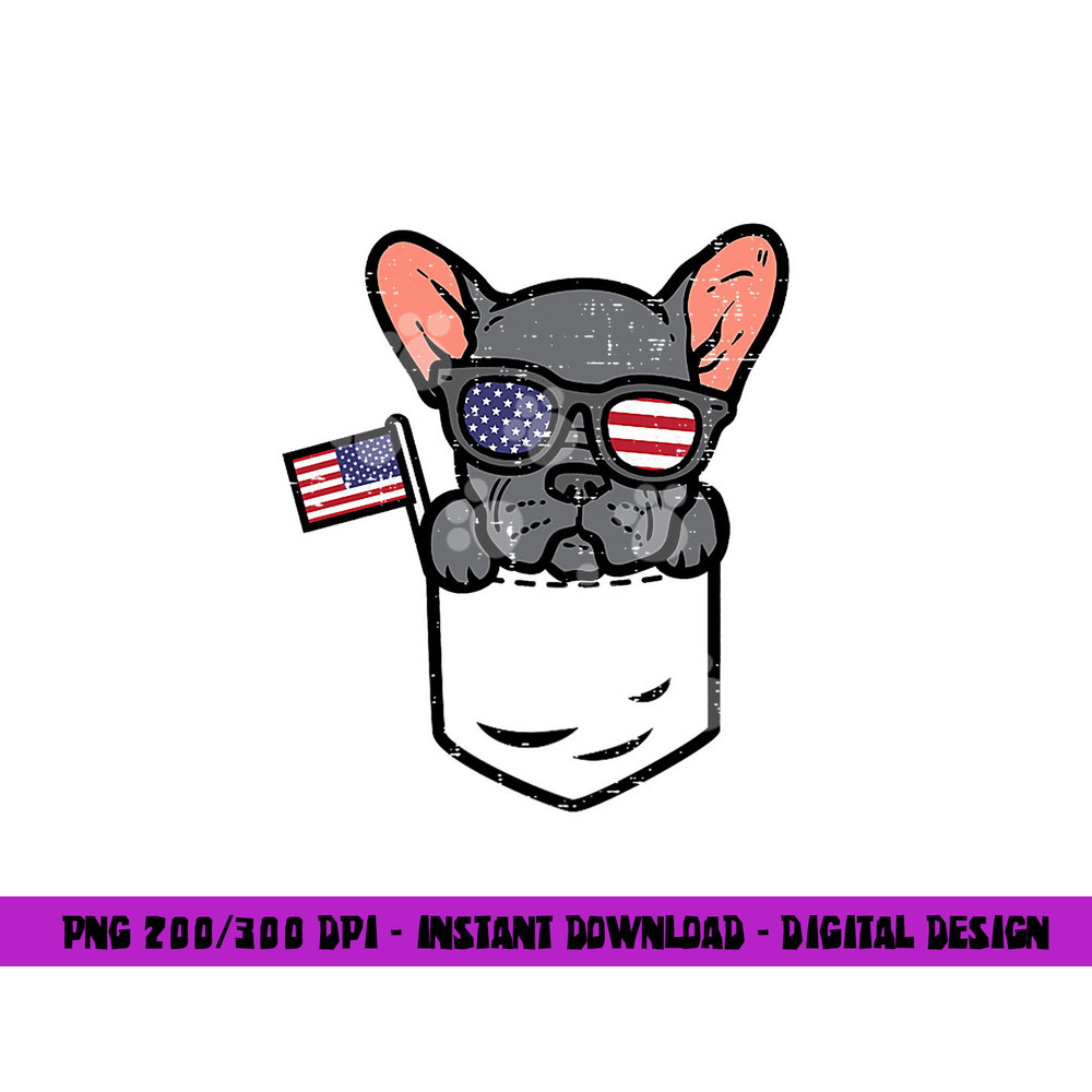 French Bulldog Pocket Frenchie American USA 4th Of July Dog png, sublimation copy.jpg