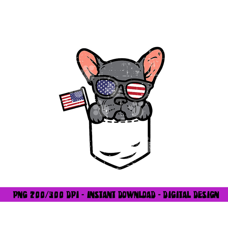 French Bulldog Pocket Frenchie American USA 4th Of July Dog png, sublimation copy.jpg