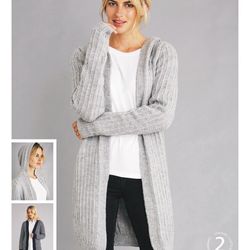 knitting patterns cardigans julie & leila cardigans in patons fab dk - pbn0000-05356 - downloadable pdf