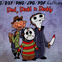 ded dedd n deddy halloween svg
