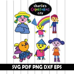 Charlies Colorform City Svg, Charlies Colorform City Clipart, Charlies Colorform City Eps, Charlies Colorform City Dxf
