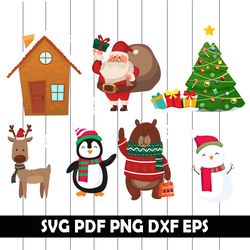 Christmas Clipart, Christmas Clipart Svg, Christmas Digital CLipart, Christmas Eps, Christmas Png, Christmas Dxf, xmas
