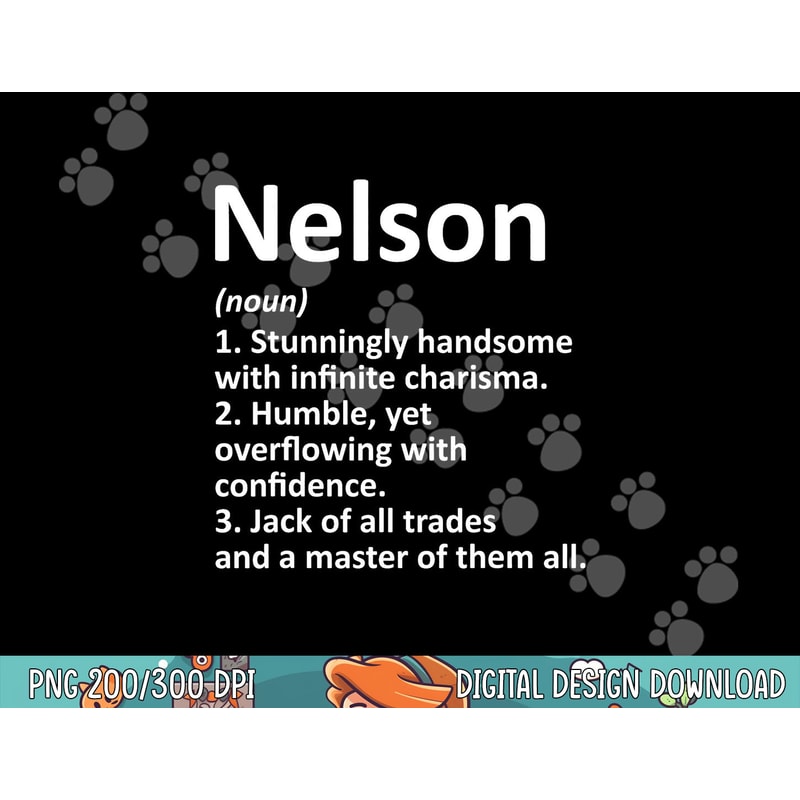 NELSON Definition Personalized Name Funny Birthday Gift Idea png, sublimation copy.jpg