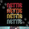 NETTIE Gift Name Personalized Retro Vintage 80s 90s Birthday png, sublimation.jpg