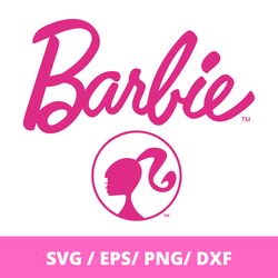 barbie iron on, head press, personalization for t-shirts and clothing, barbie doll head and name,