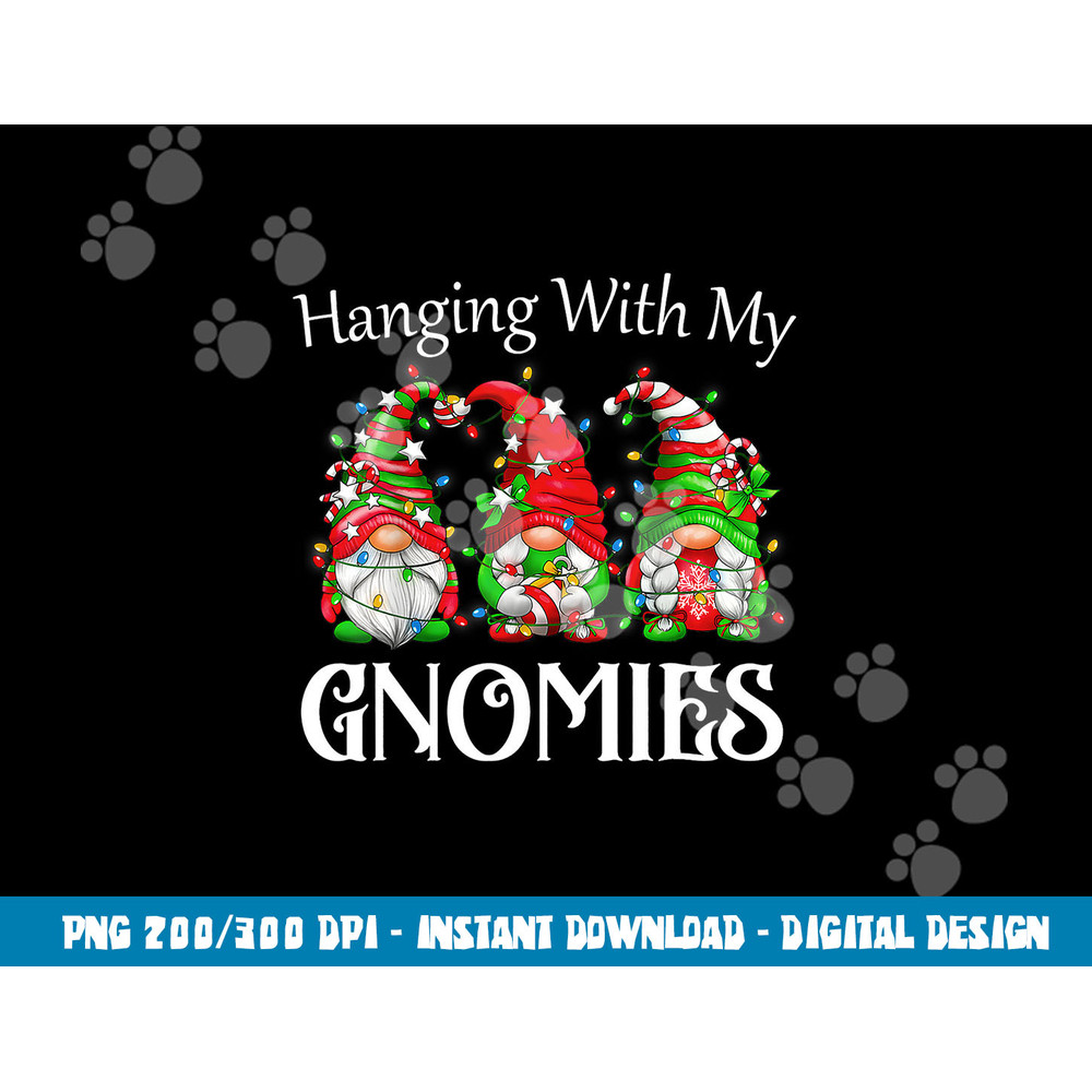 Funny Christmas Gnome Hanging With My Gnomies Family Pajamas png, sublimation copy.jpg