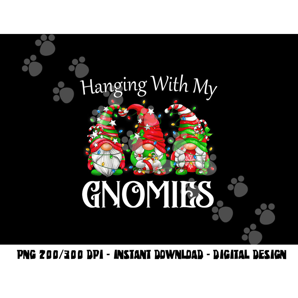 Funny Christmas Gnome Hanging With My Gnomies Family Pajamas png, sublimation copy.jpg