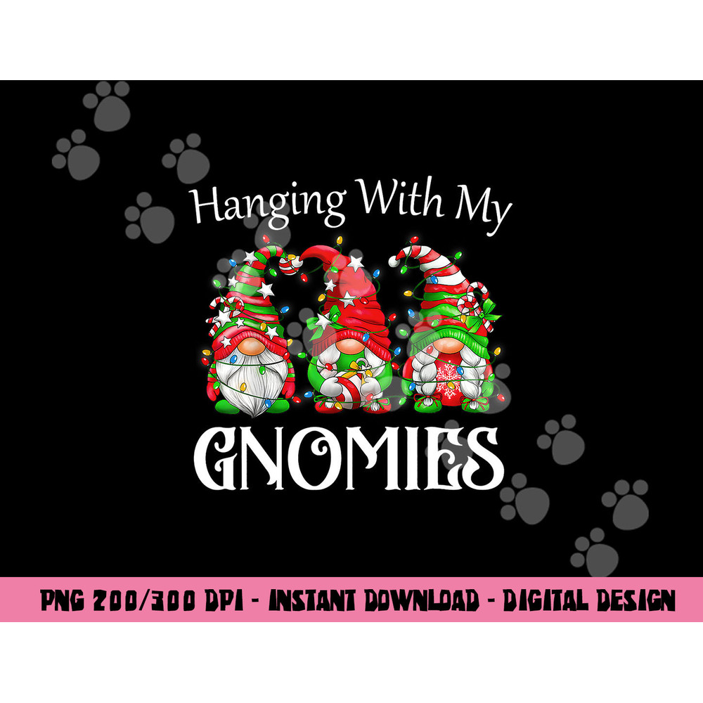 Funny Christmas Gnome Hanging With My Gnomies Family Pajamas png, sublimation copy.jpg