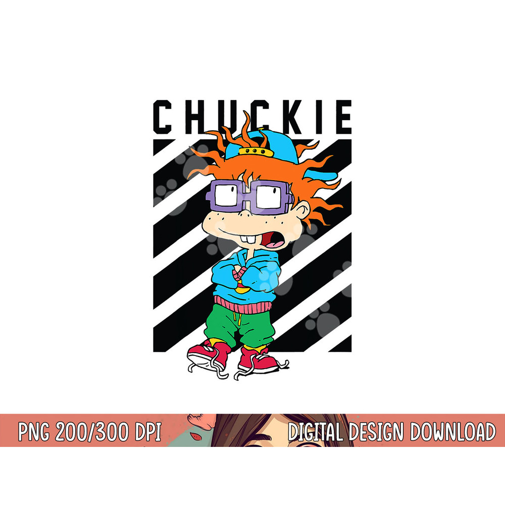 Black Taping Cool Chuckie With Baseball Hat png, sublimation copy.jpg