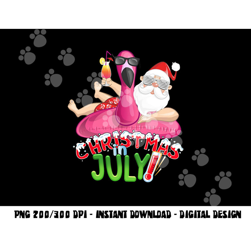Funny Christmas In July Shirt Summer Flamingo Float Xmas png, sublimation copy.jpg