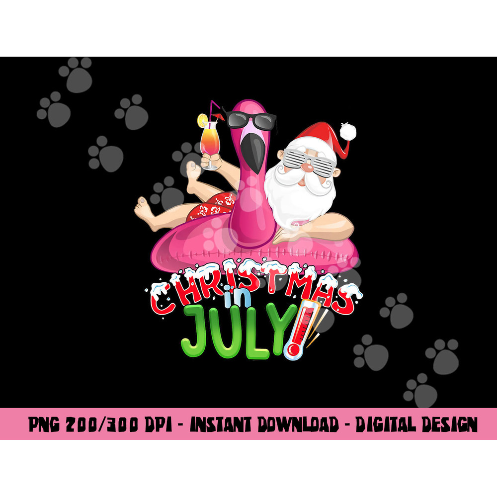 Funny Christmas In July Shirt Summer Flamingo Float Xmas png, sublimation copy.jpg