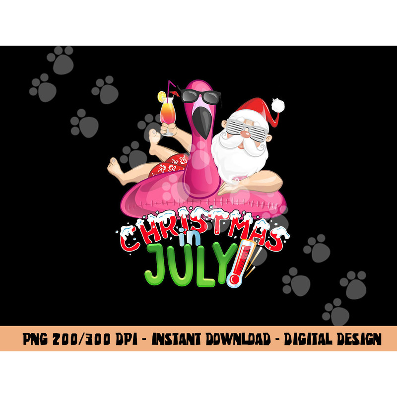 Funny Christmas In July Shirt Summer Flamingo Float Xmas png, sublimation copy.jpg