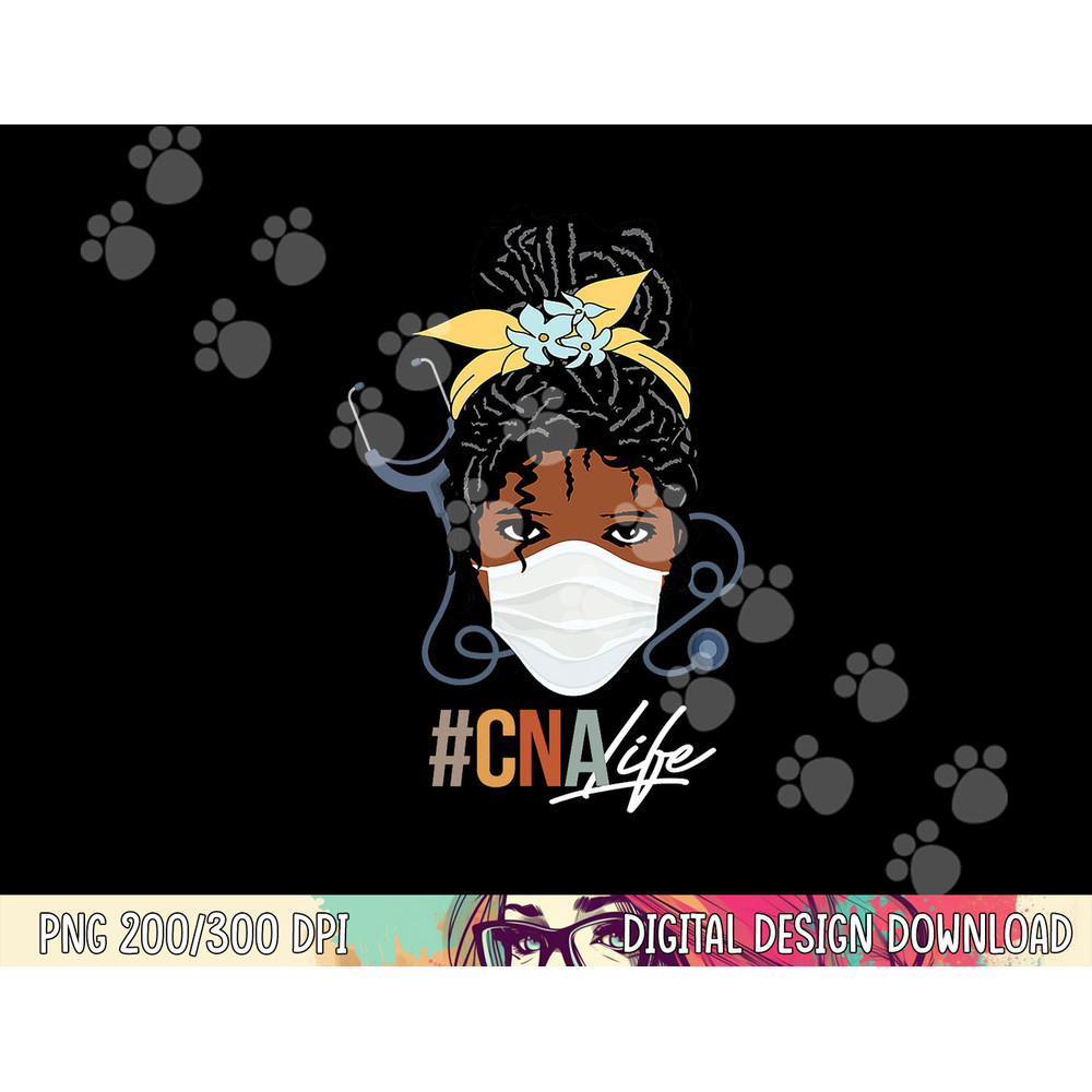 Black Woman CNA Life Emergency Nurse Assitant First Aider png,sublimation copy.jpg