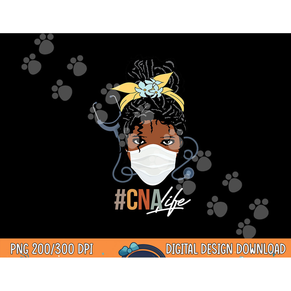 Black Woman CNA Life Emergency Nurse Assitant First Aider png,sublimation copy.jpg