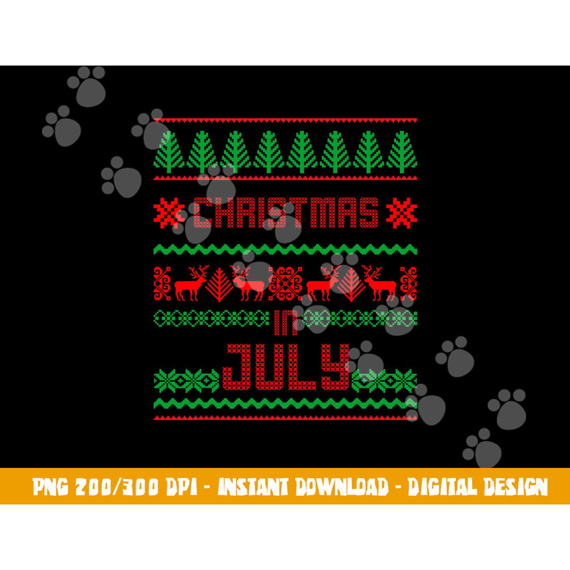 Funny Christmas in July Shirt Summer Ugly Sweater Santa Xmas png, sublimation copy.jpg