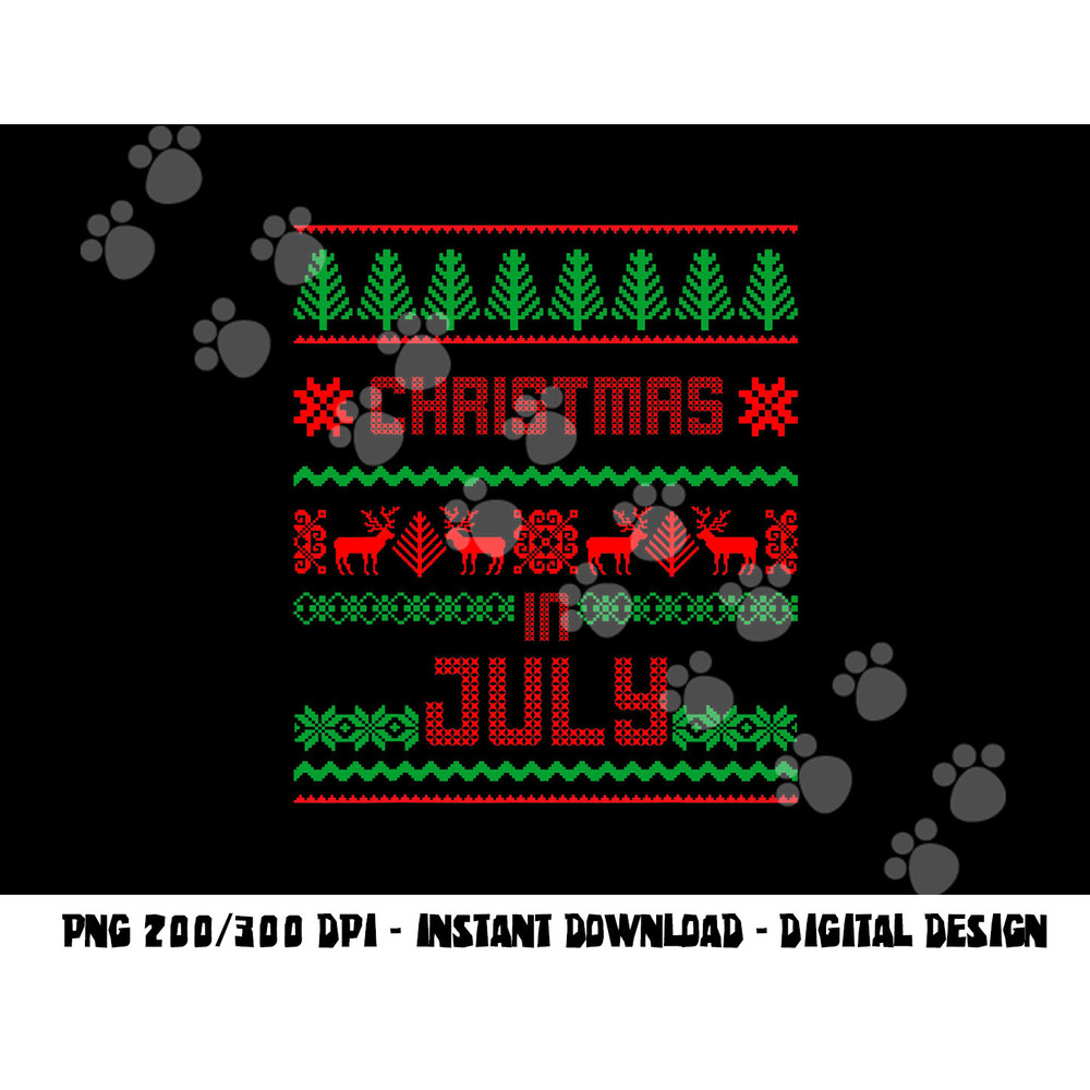 Funny Christmas in July Shirt Summer Ugly Sweater Santa Xmas png, sublimation copy.jpg