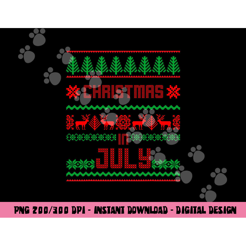 Funny Christmas in July Shirt Summer Ugly Sweater Santa Xmas png, sublimation copy.jpg
