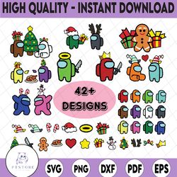42 among us christmas party svg | among us svg  svg | cute among us svg |among us cup|among us character|svg/ png /cut
