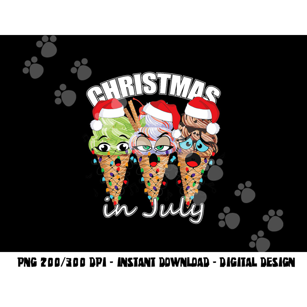 Funny Christmas in July Summer Icecream png, sublimation copy.jpg