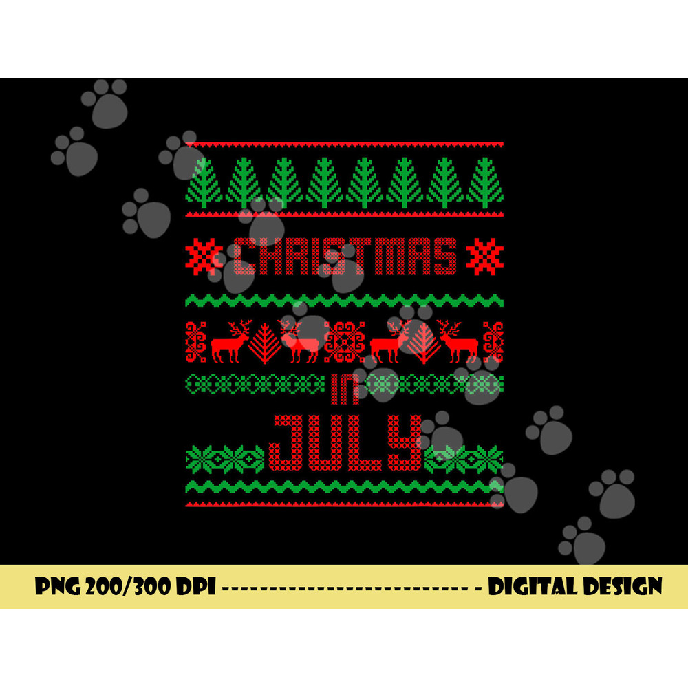 Funny Christmas in July Shirt Summer Ugly Sweater Santa Xmas png, sublimation copy.jpg