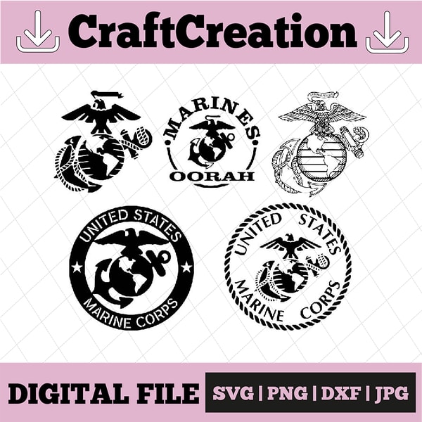 Usmc Letter Vector US Marines vector svg, eps, dxf, png high res, jpg, pdf, web - Inspire ...
