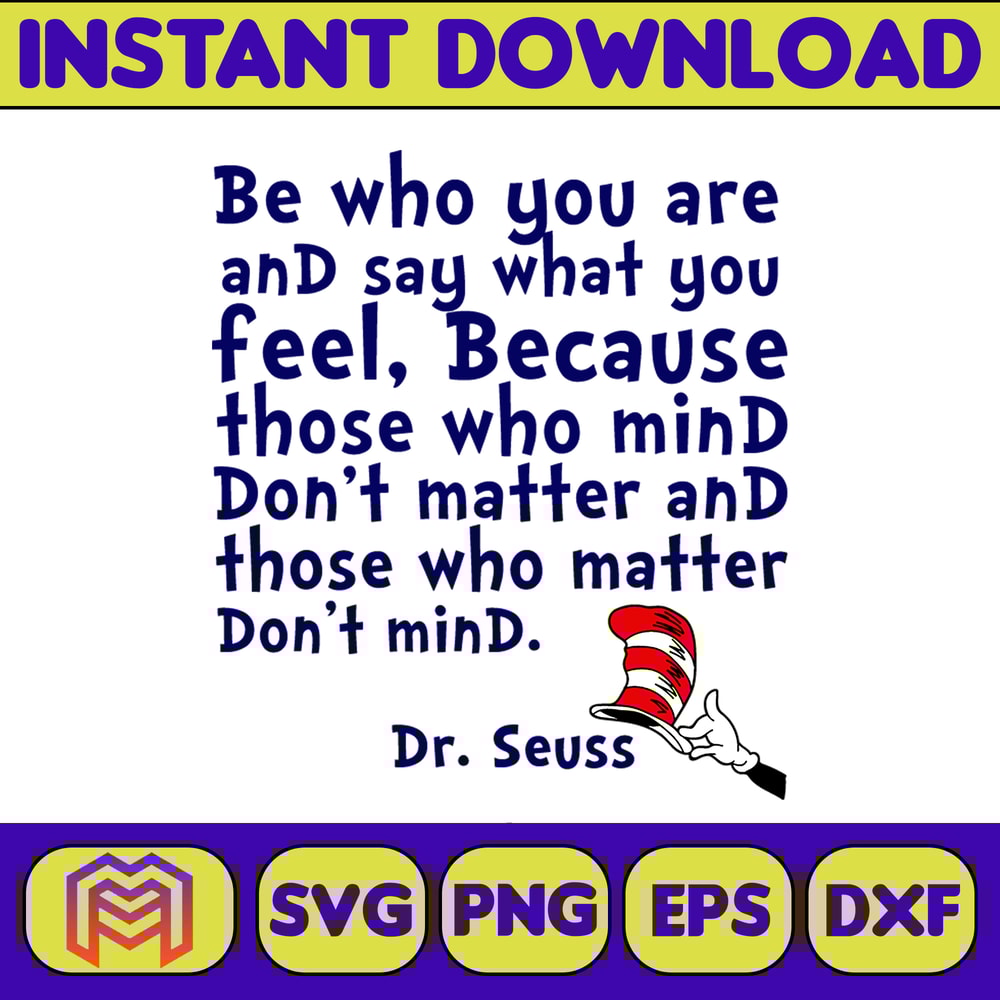 Dr Seuss Svg Layered Item, Dr. Seuss Quotes Cat In The Hat Svg Clipart, Cricut, Digital Vector Cut File, Cat And The Hat (228).jpg