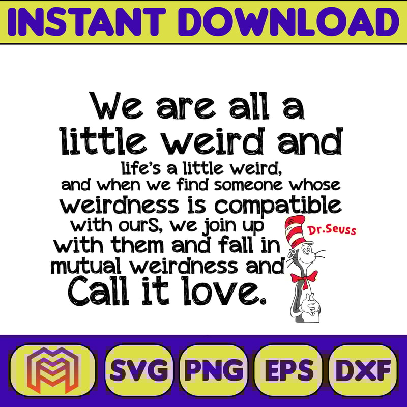 Dr Seuss Svg Layered Item, Dr. Seuss Quotes Cat In The Hat Svg Clipart, Cricut, Digital Vector Cut File, Cat And The Hat (240).jpg