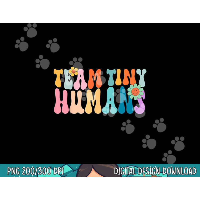 NICU Nurse Team Tiny Humans Neonatal ICU Vintage Groovy png, sublimation copy.jpg