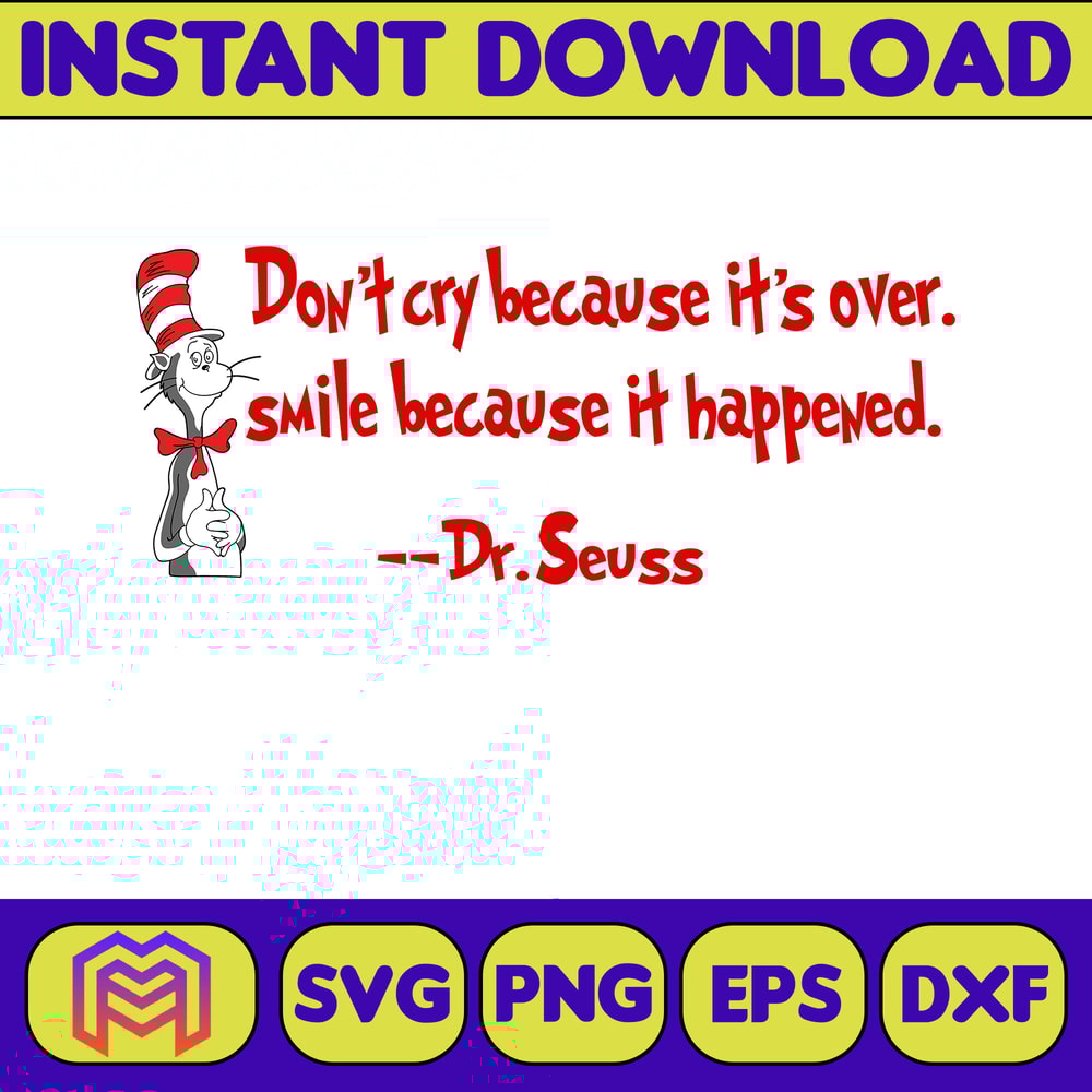 Dr Seuss Svg Layered Item, Dr. Seuss Quotes Cat In The Hat Svg Clipart, Cricut, Digital Vector Cut File, Cat And The Hat (273).jpg