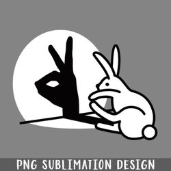 funny rabbit hand shadow puppets bunny figure pop art png download