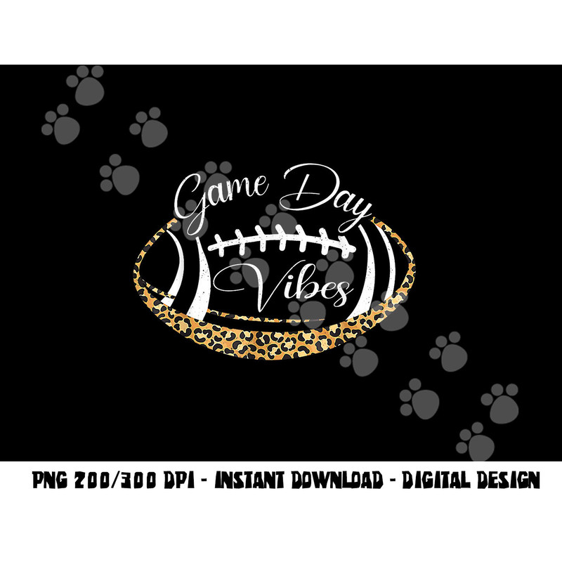 Funny Football Game Day Vibes Football Mom Leopard Women png, sublimation copy.jpg