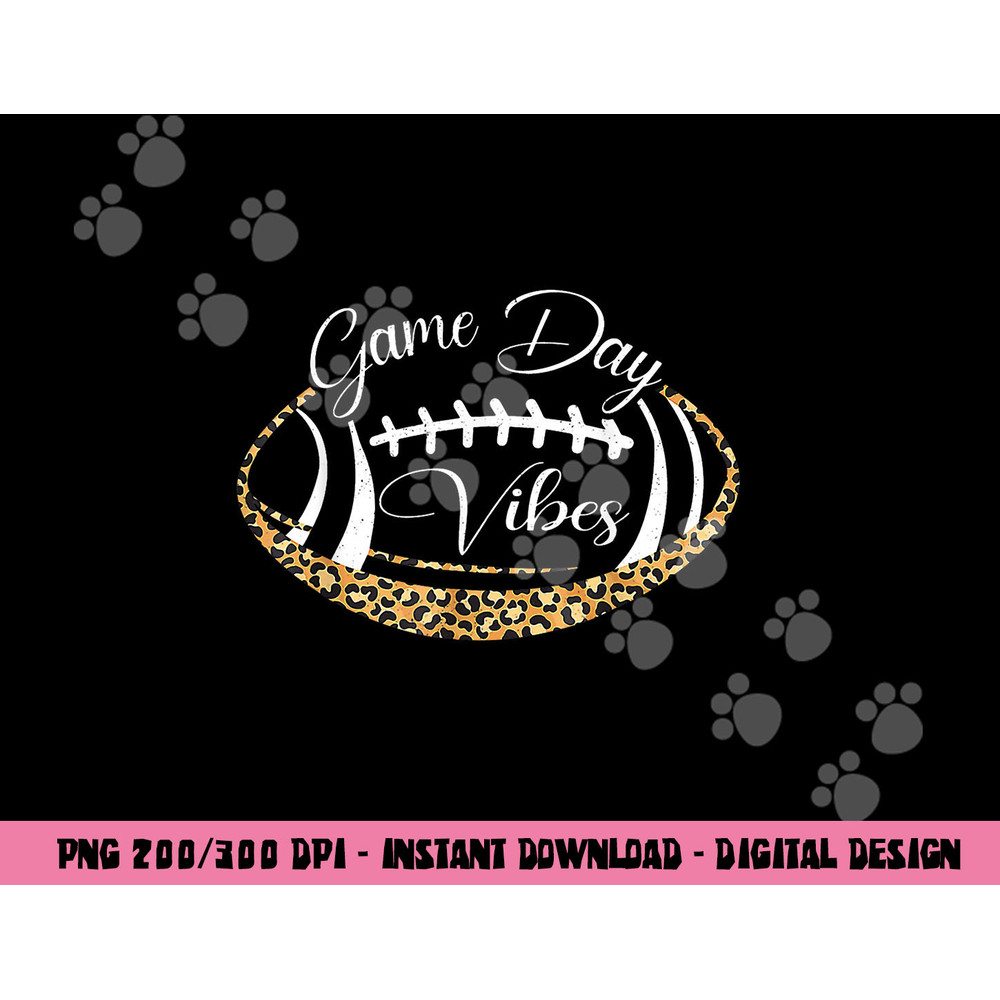 Funny Football Game Day Vibes Football Mom Leopard Women png, sublimation copy.jpg